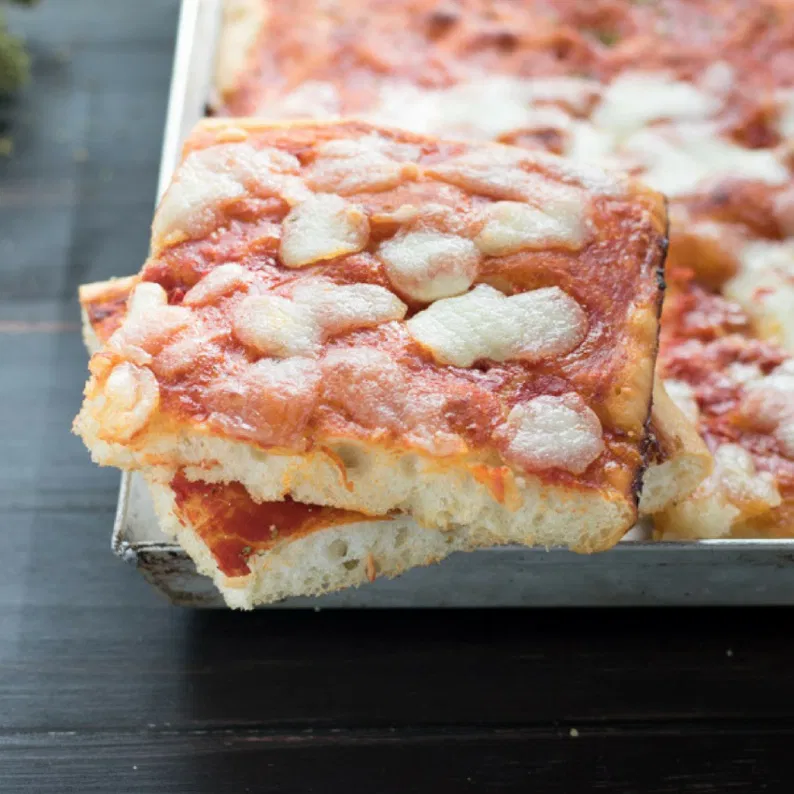 Pizza in Teglia GELO 20cmX20cm - Vera Pizza Napoletana Artigianale Sarrajamo